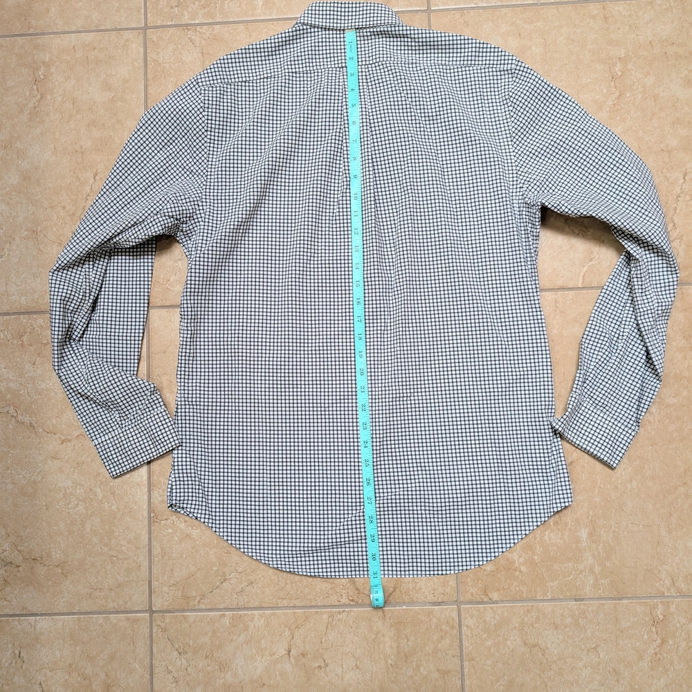 Men's Black Check Shirt - Picture 5 of 5